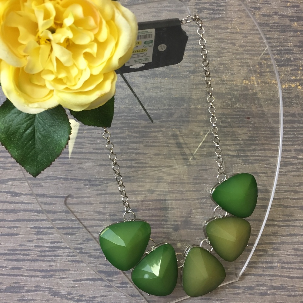 Studio Select green silver necklace
